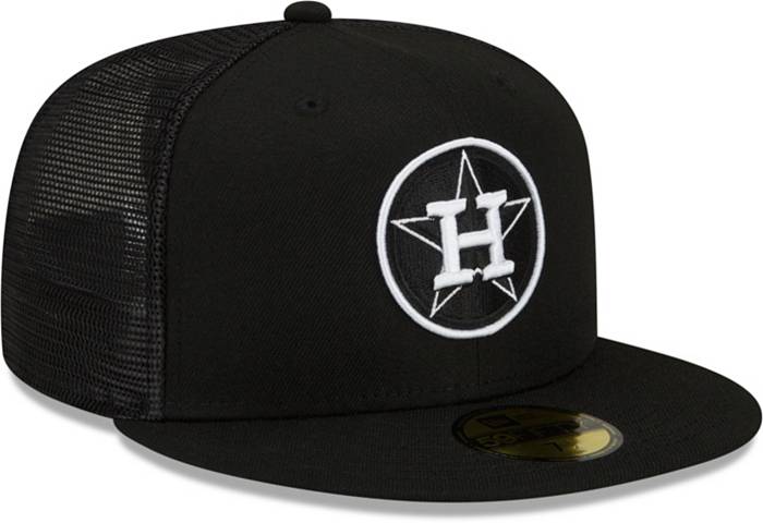 black and white astros hat