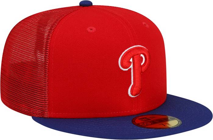  New Era Men's Philadelphia Phillies 59Fifty Alternate Maroon  Low Crown Fitted Hat (7 : Sports & Outdoors