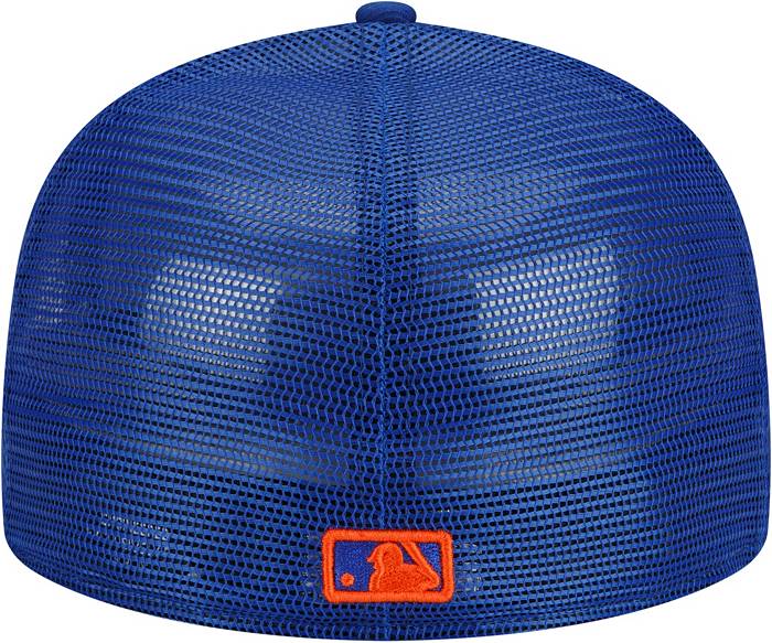 Men's New Era Royal/White York Mets 2023 On-Field Batting Practice Low Profile 59FIFTY Fitted Hat