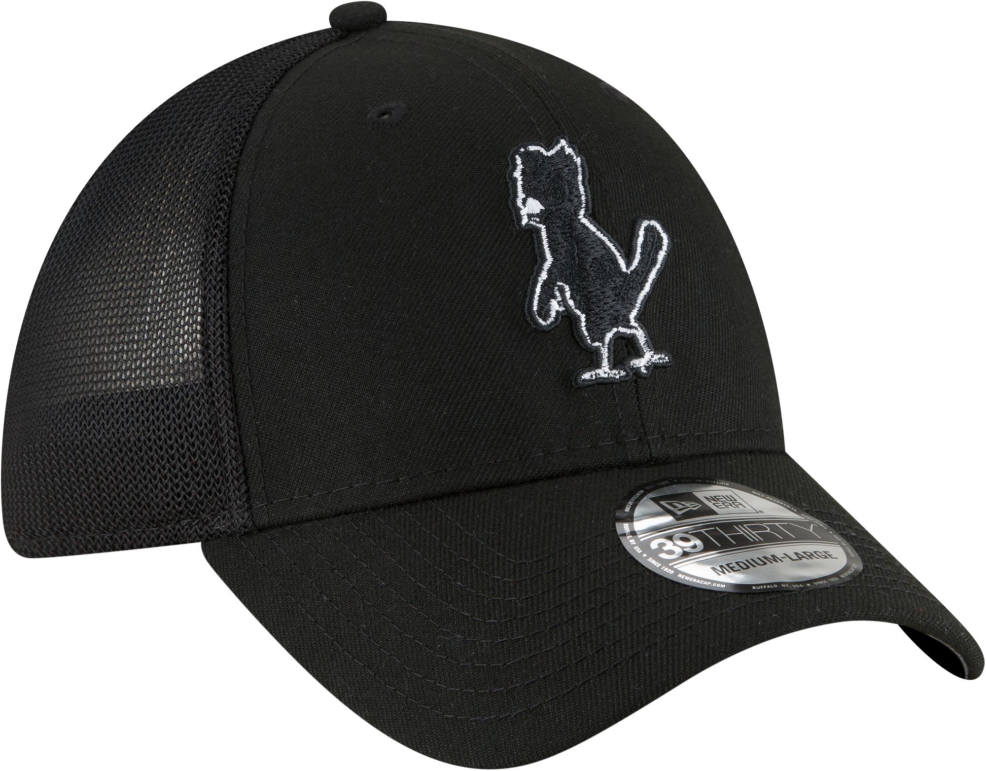 New Era Men's St. Louis Cardinals Black 39Thirty Stretch Fit Hat product image