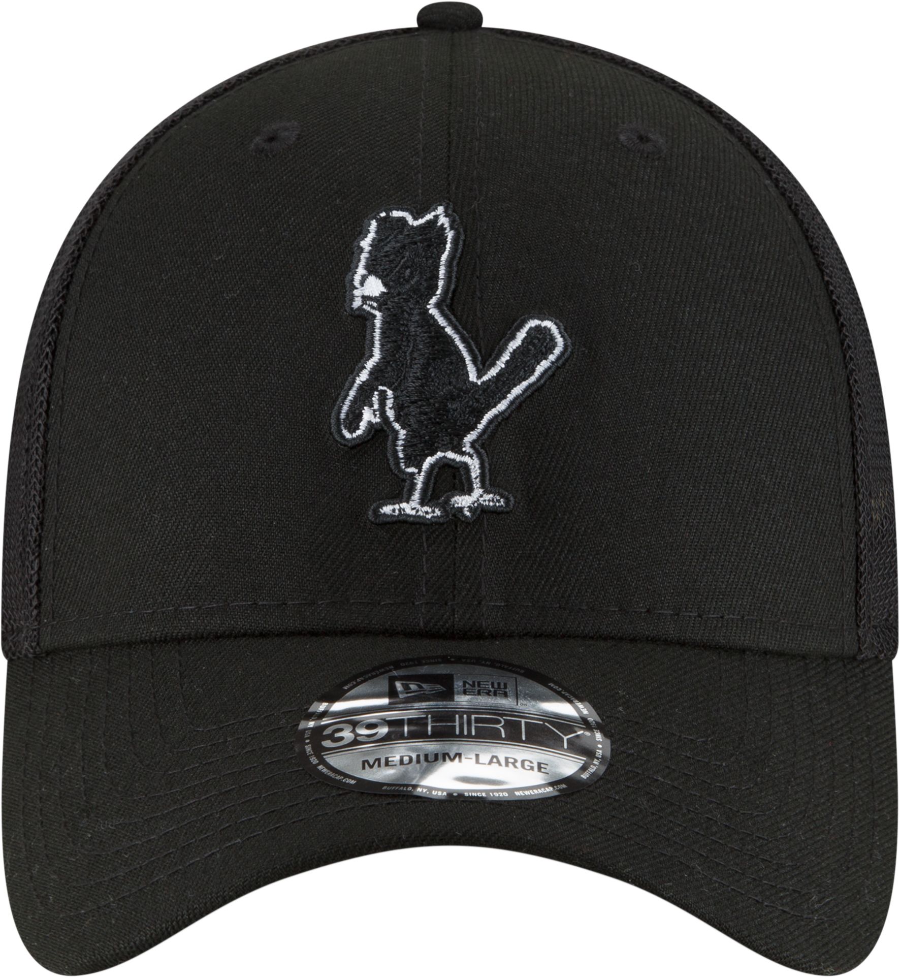 New Era Men's St. Louis Cardinals Black 39Thirty Stretch Fit Hat product image