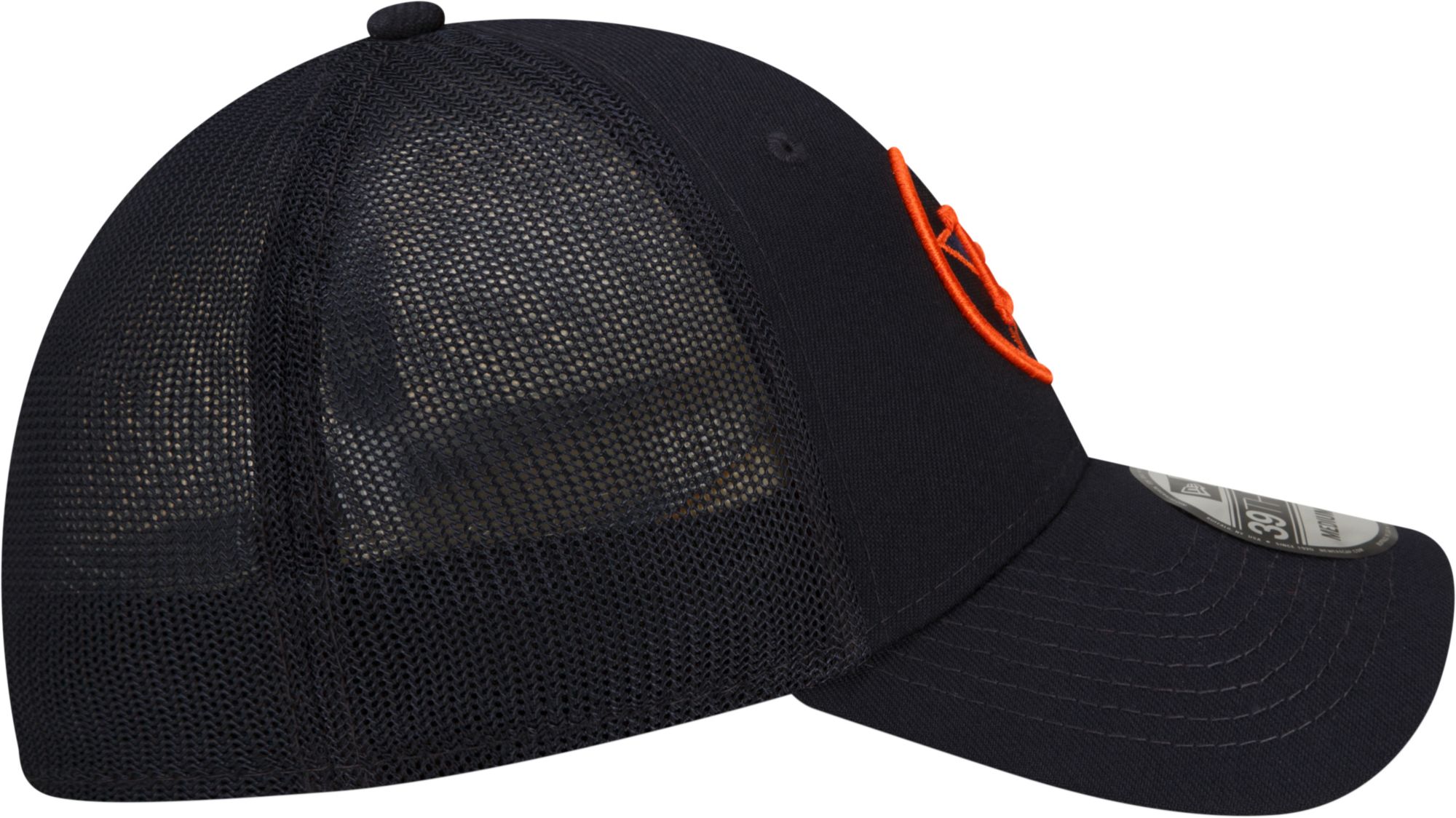 New Era Men's Houston Astros Batting Practice Black 39Thirty Stretch Fit Hat product image