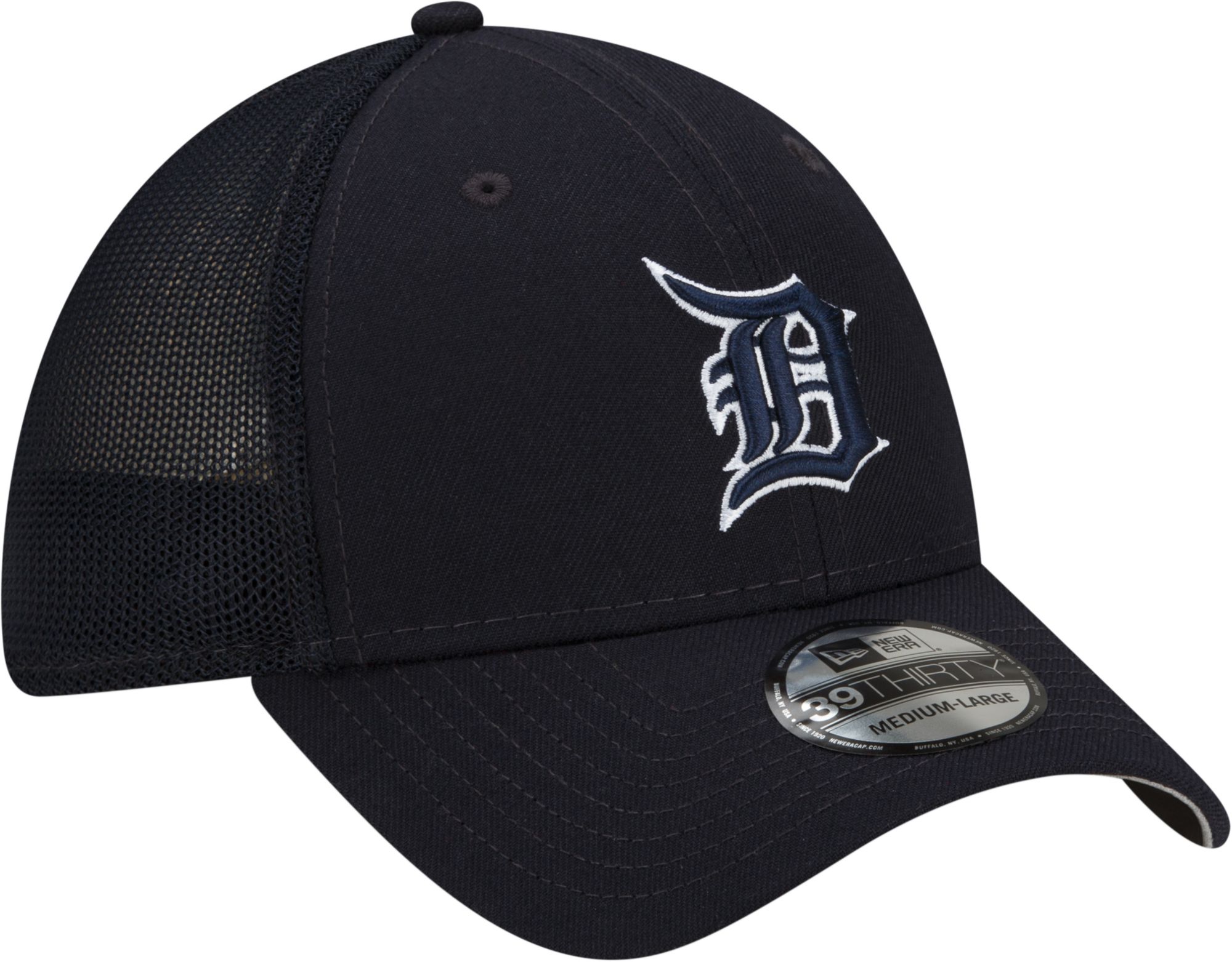 New Era Men's Detroit Tigers Batting Practice Black 39Thirty Stretch Fit Hat product image
