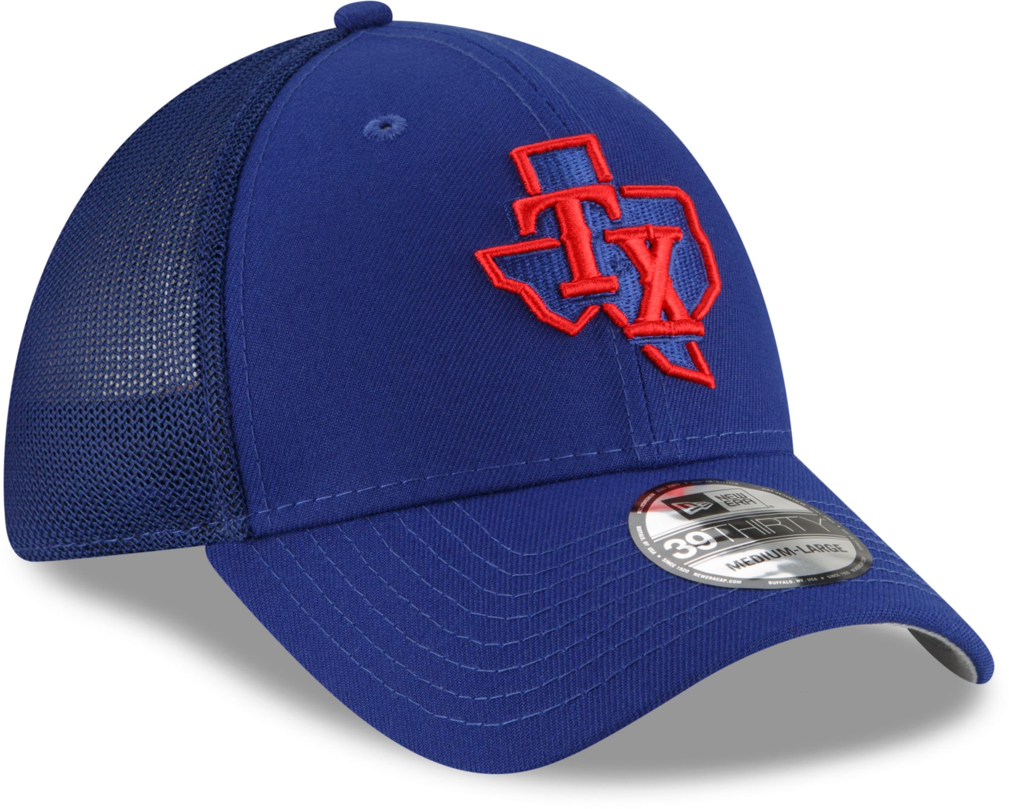 New Era Men's Texas Rangers Batting Practice Royal 39Thirty Ballpark Stretch Fit Hat product image