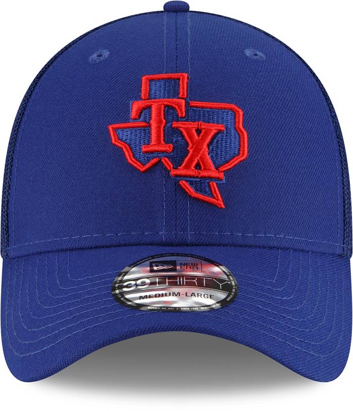 New Era Men's Texas Rangers 39Thirty Royal Classic Stretch Fit Hat