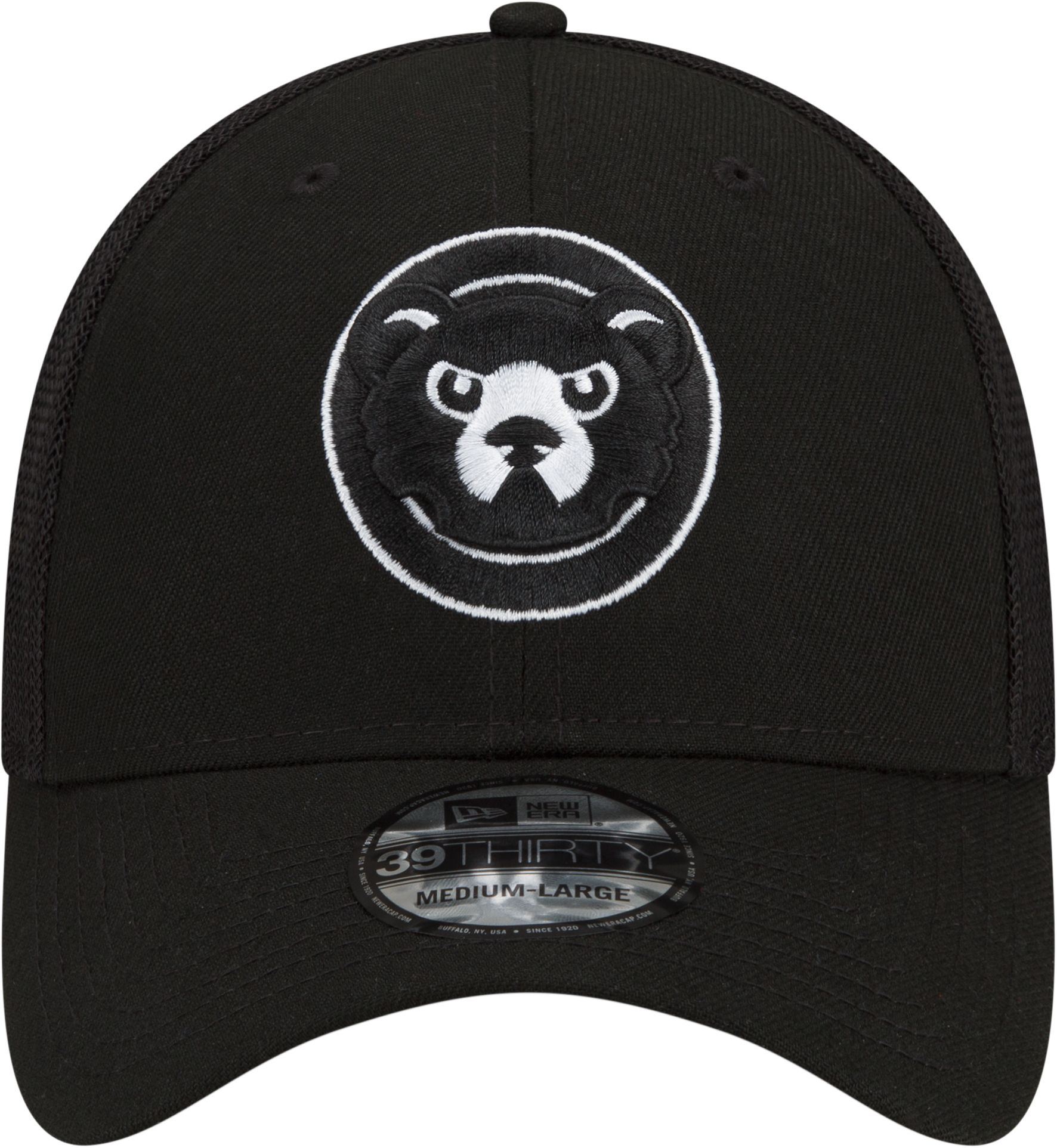 New Era Men's Chicago Cubs Batting Practice Black 39Thirty Stretch Fit Hat product image