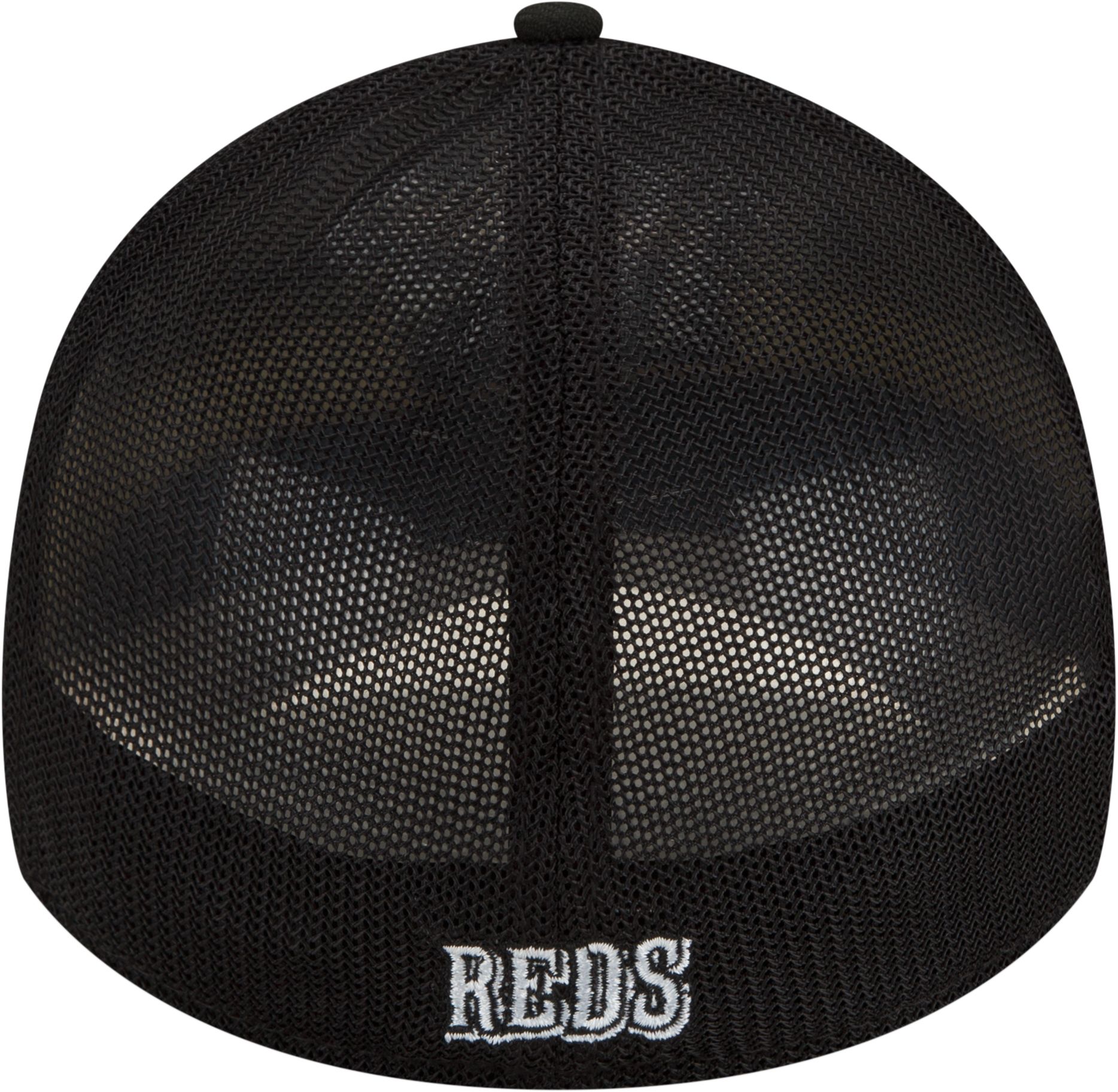 New Era Men's Cincinnati Reds Black 39Thirty Stretch Fit Hat product image