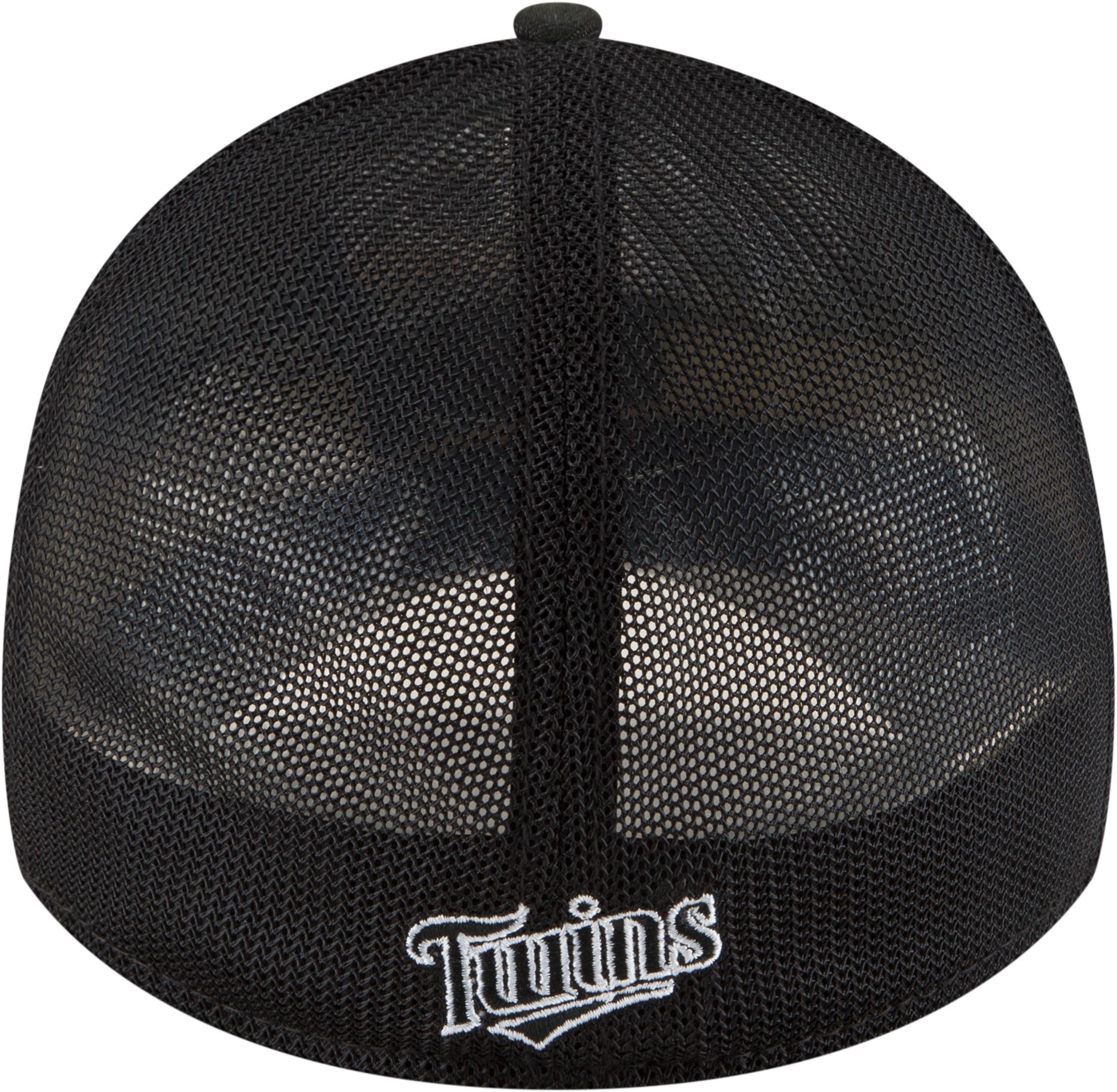 New Era Men's Minnesota Twins Black 39Thirty Stretch Fit Hat product image