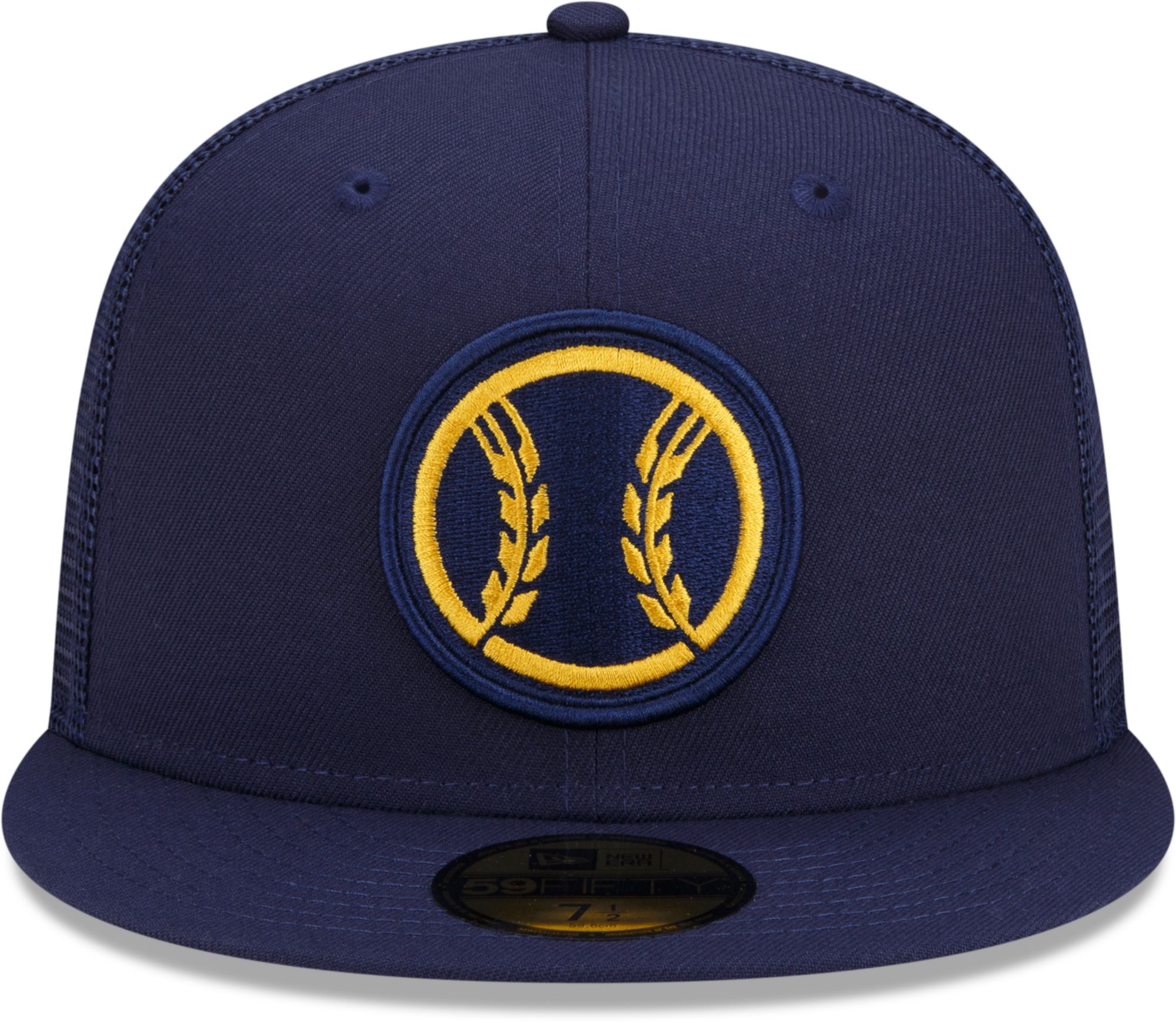 New Era Men's Milwaukee Brewers Batting Practice Black 59Fifty Fitted Hat product image