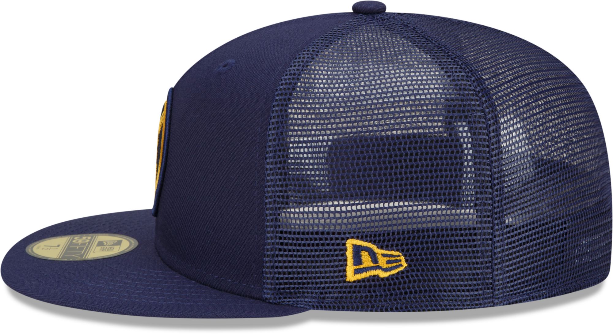New Era Men's Milwaukee Brewers Batting Practice Black 59Fifty Fitted Hat product image