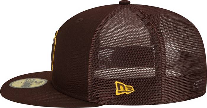 San Diego Padres 2-Tone Color Pack 59FIFTY Fitted Hat - Brown/ Charcoal LBZSTC / 7 3/8