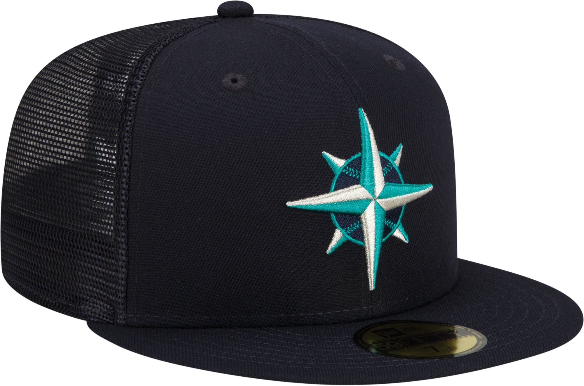 New Era Men's Seattle Mariners Batting Practice Dark Blue 59Fifty Fitted Hat product image