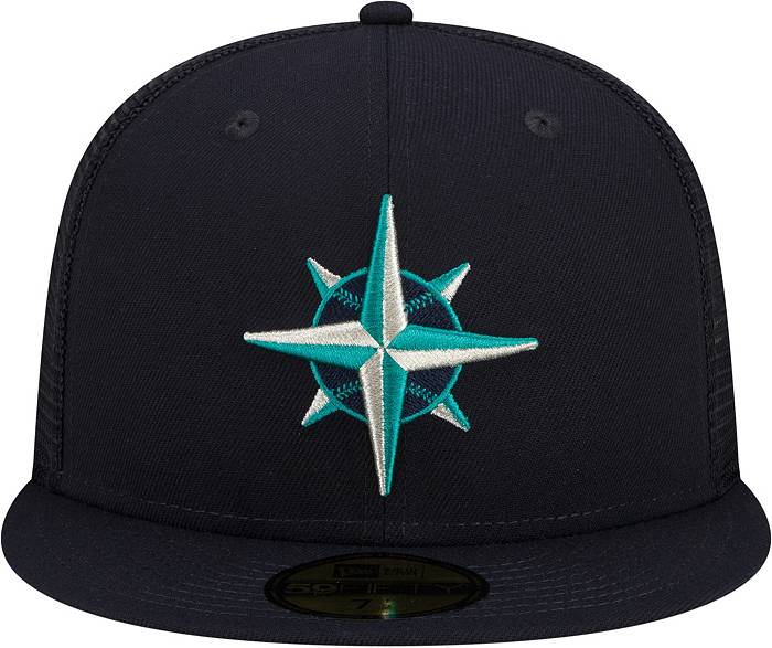 New Era Men's Seattle Mariners Batting Practice Dark Blue 59Fifty Fitted  Hat
