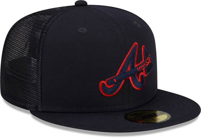 atlanta braves fitted hat with tomahawk
