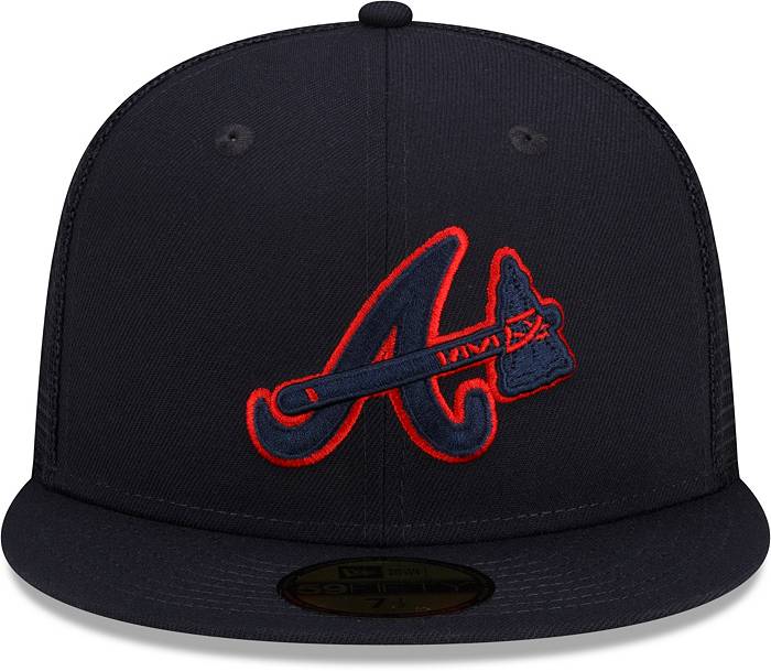 Atlanta Braves New Era 5950 Batting Practice Fitted Hat - White