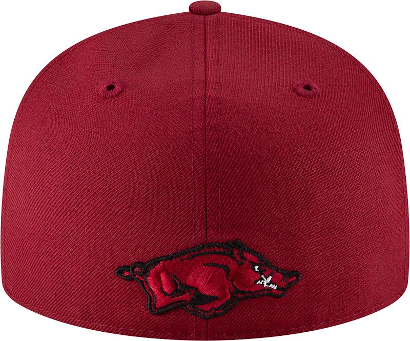 New Era Men's Arkansas Razorbacks Cardinal 59Fifty Fitted Hat product image