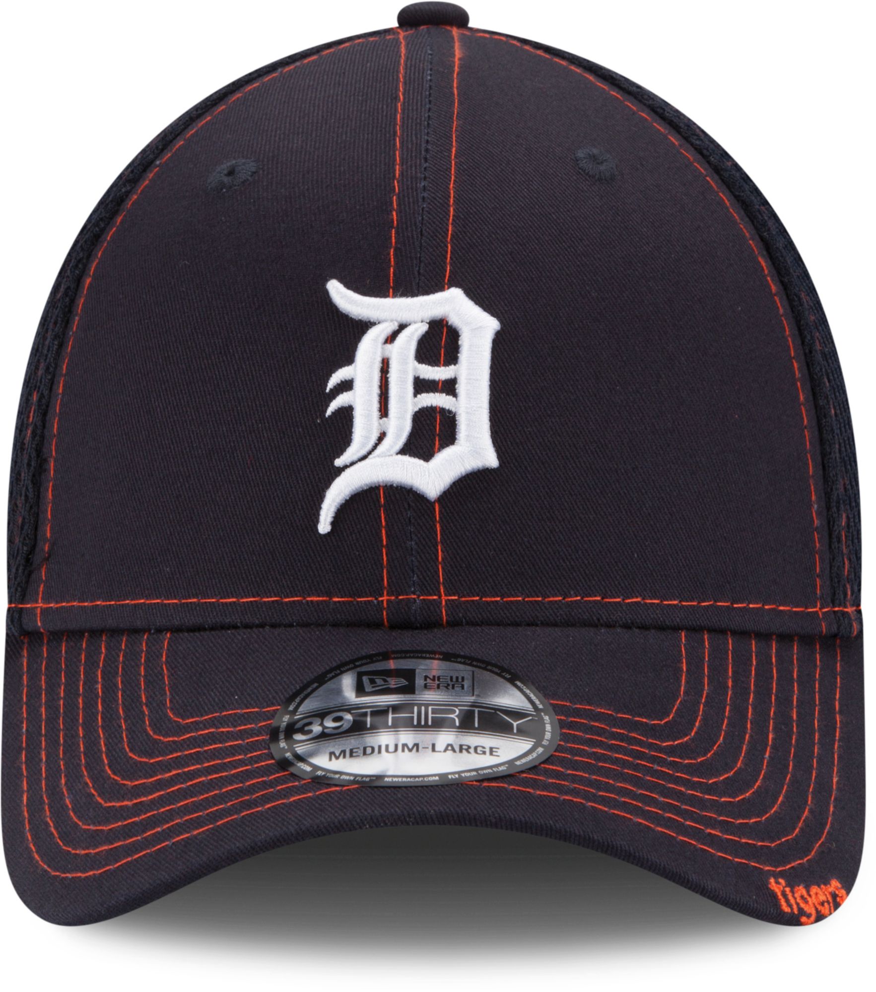 New Era Men's Detroit Tigers Navy 39Thirty Stretch Fit Hat product image