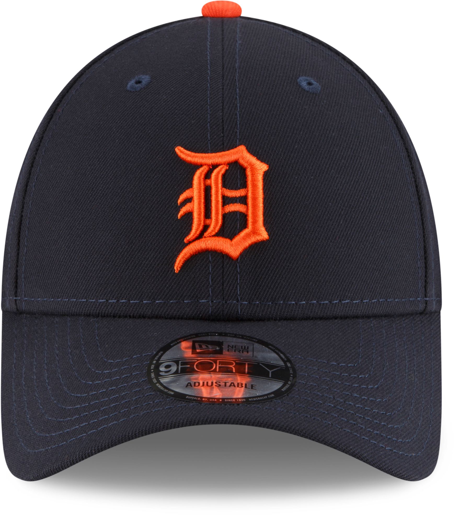 New Era Men's Detroit Tigers Navy 9Forty Adjustable Hat