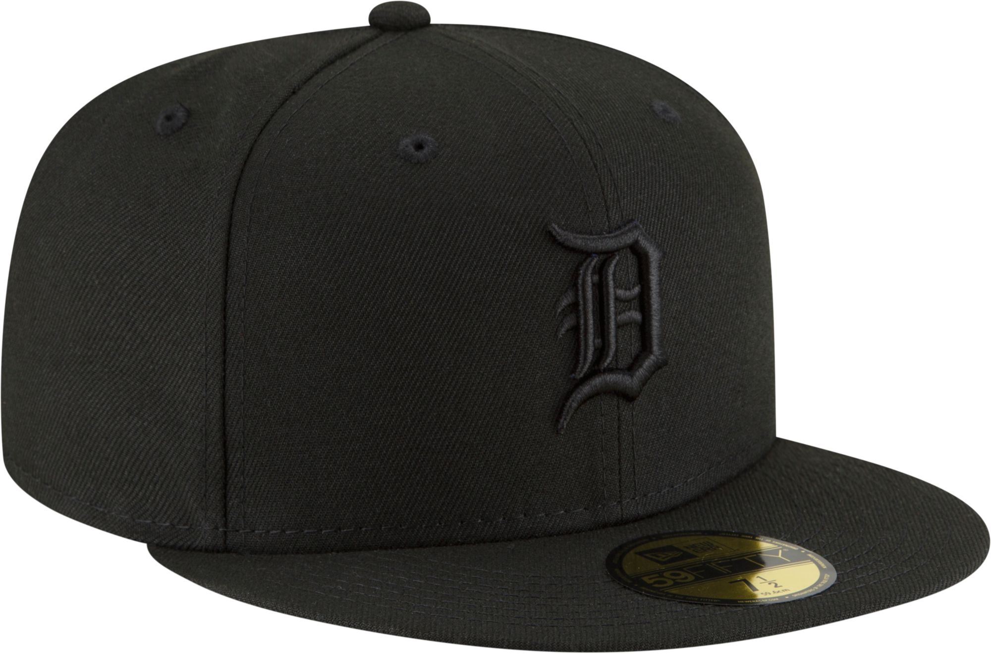 New Era Adult Detroit Tigers Black Basic 59Fifty Fitted Hat product image