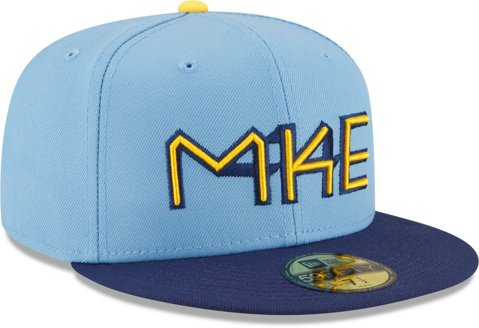 New Era Adult Milwaukee Brewers 2022 City Connect 59Fifty Fitted Hat product image