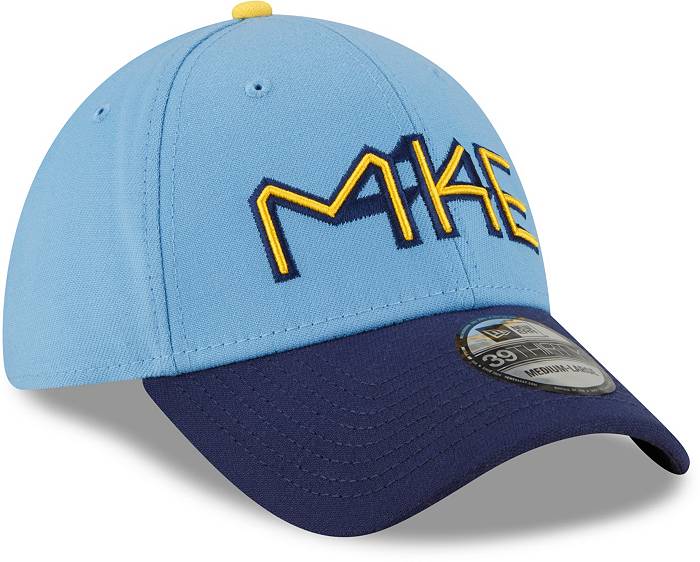 Men's Miami Marlins New Era Blue/Red 2021 City Connect 39THIRTY Flex Hat