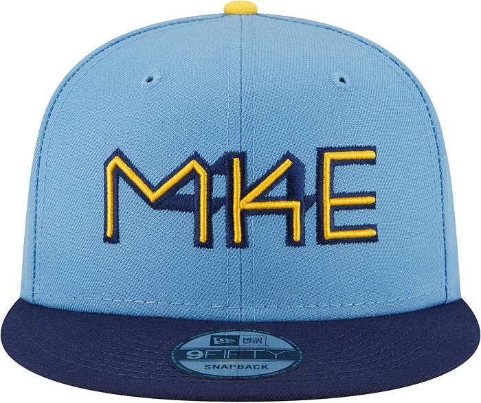 New Era Youth Milwaukee Brewers OTC 2023 City Connect 9Fifty Adjustable  Snapback Hat