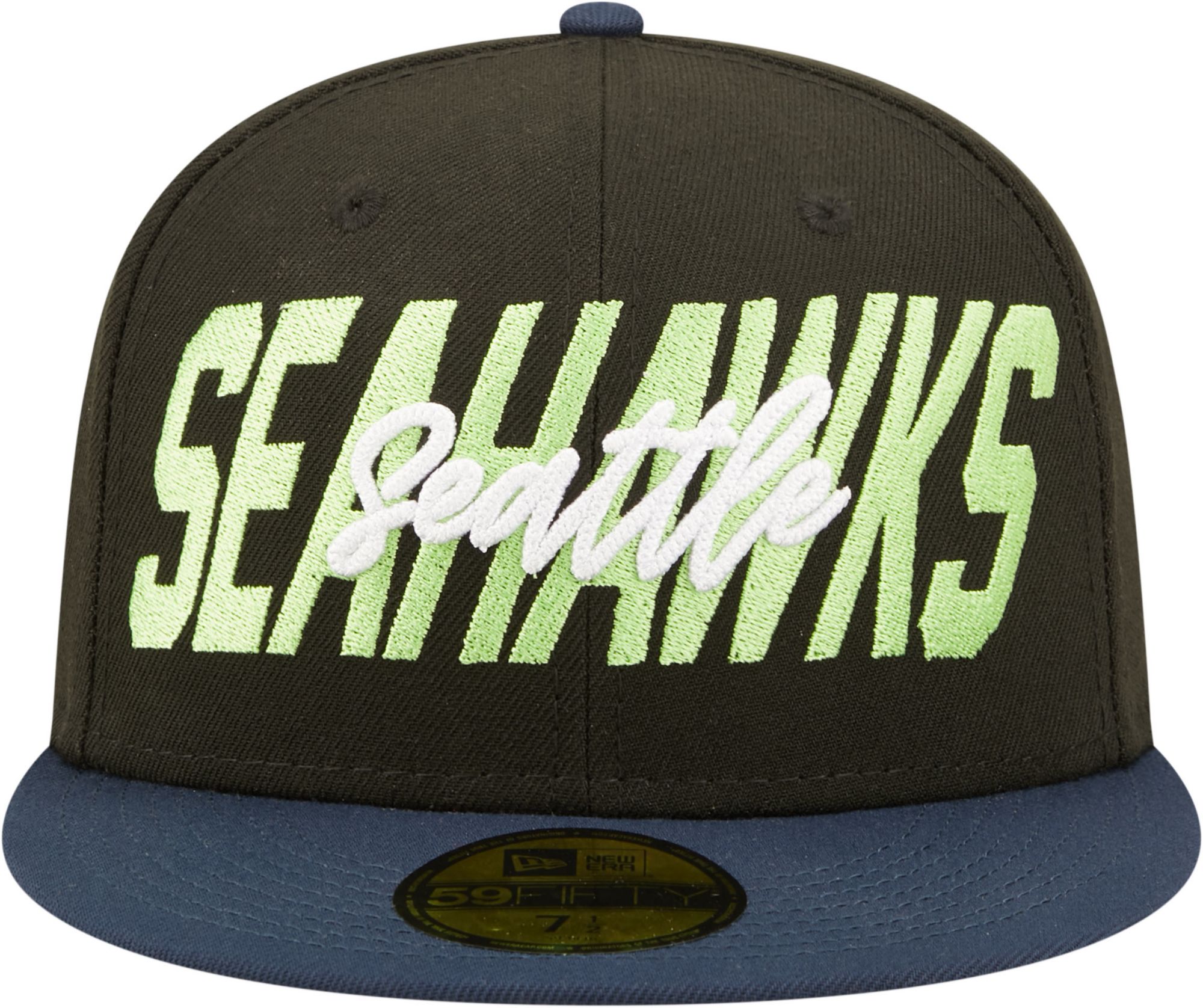 New Era Men's Seattle Seahawks 2022 NFL Draft 59Fifty Black Fitted Hat product image