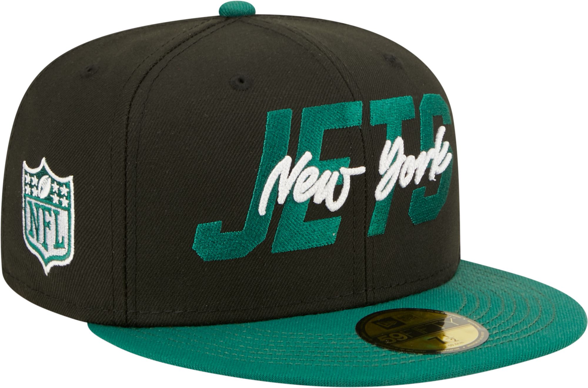 New Era Men's New York Jets 2022 NFL Draft 59Fifty Black Fitted Hat product image