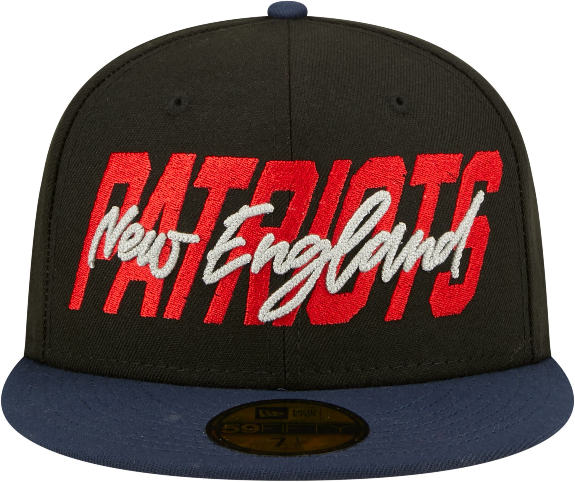 New Era Men's New England Patriots 2022 NFL Draft 59Fifty Black Fitted Hat product image