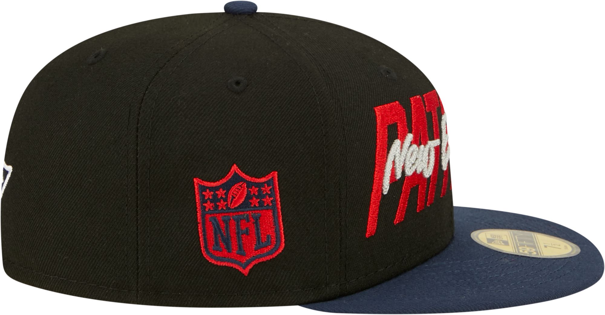 New Era Men's New England Patriots 2022 NFL Draft 59Fifty Black Fitted Hat product image