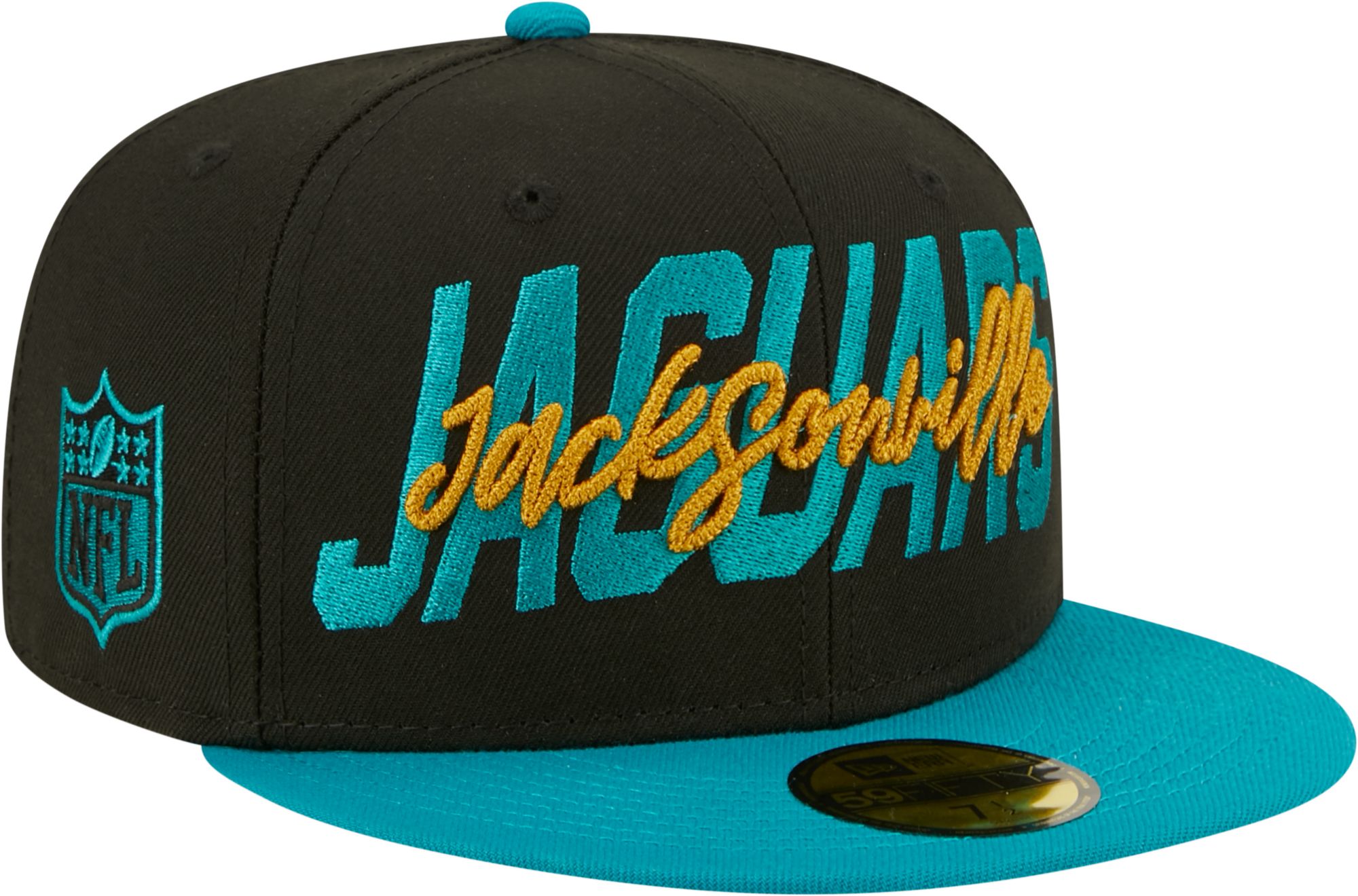 New Era Men's Jacksonville Jaguars 2022 NFL Draft 59Fifty Black Fitted Hat product image