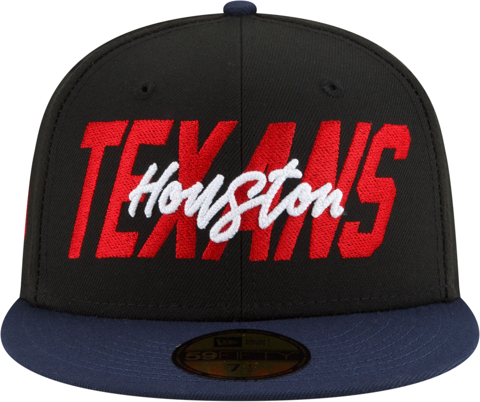 New Era Men's Houston Texans 2022 NFL Draft 59Fifty Black Fitted Hat product image