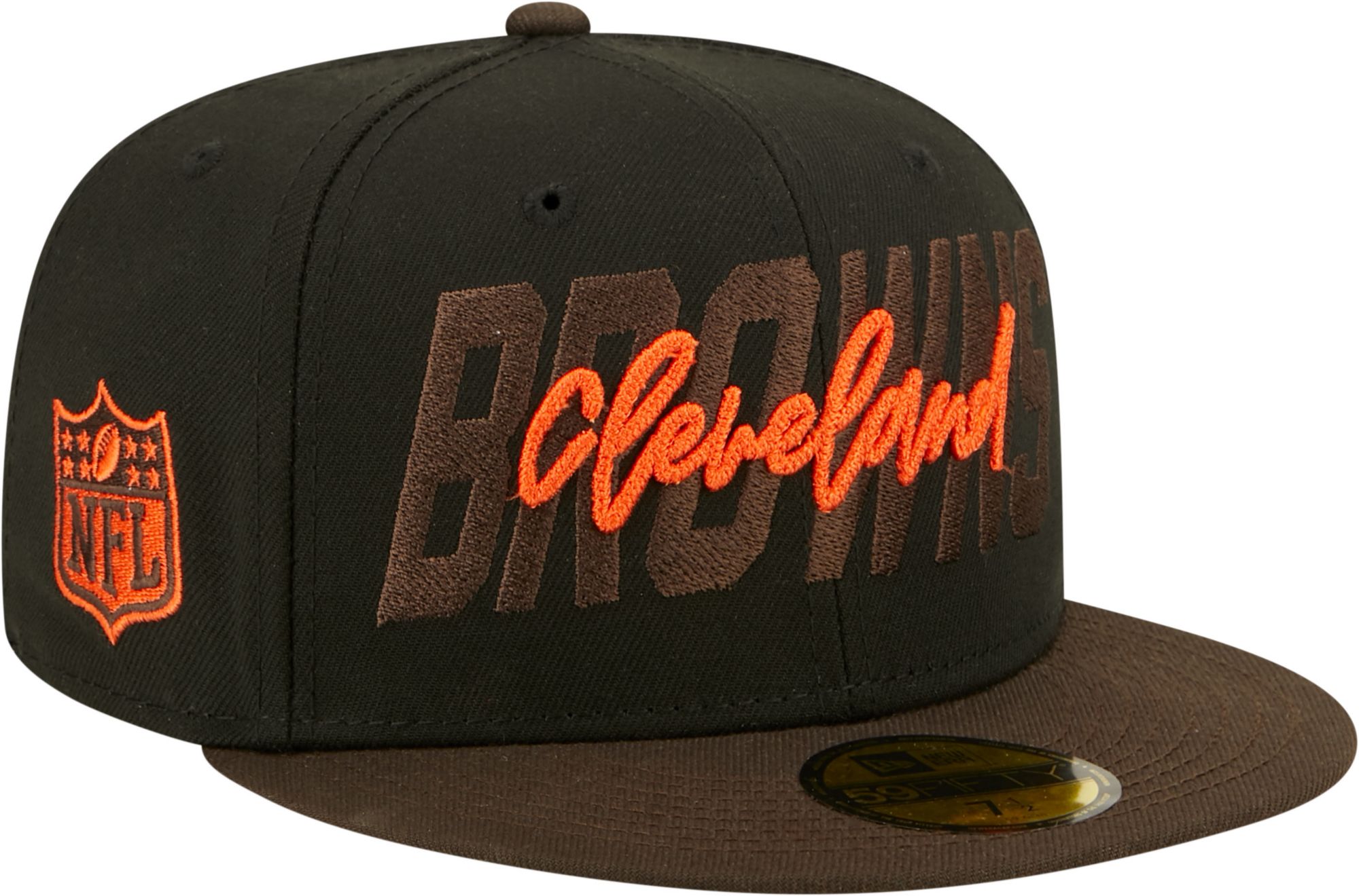 New Era Men's Cleveland Browns 2022 NFL Draft 59Fifty Black Fitted Hat product image