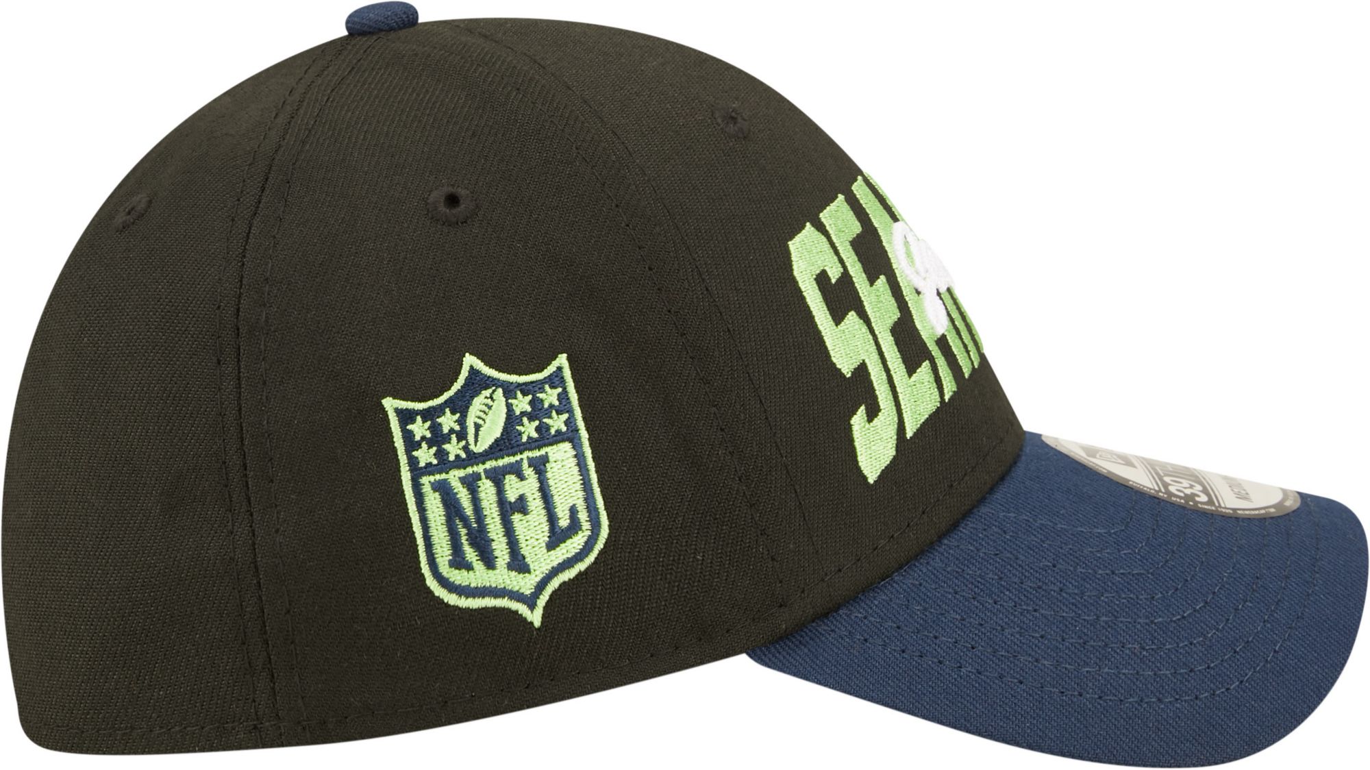 New Era Men's Seattle Seahawks 2022 NFL Draft 39Thirty Black Stretch Fit Hat product image