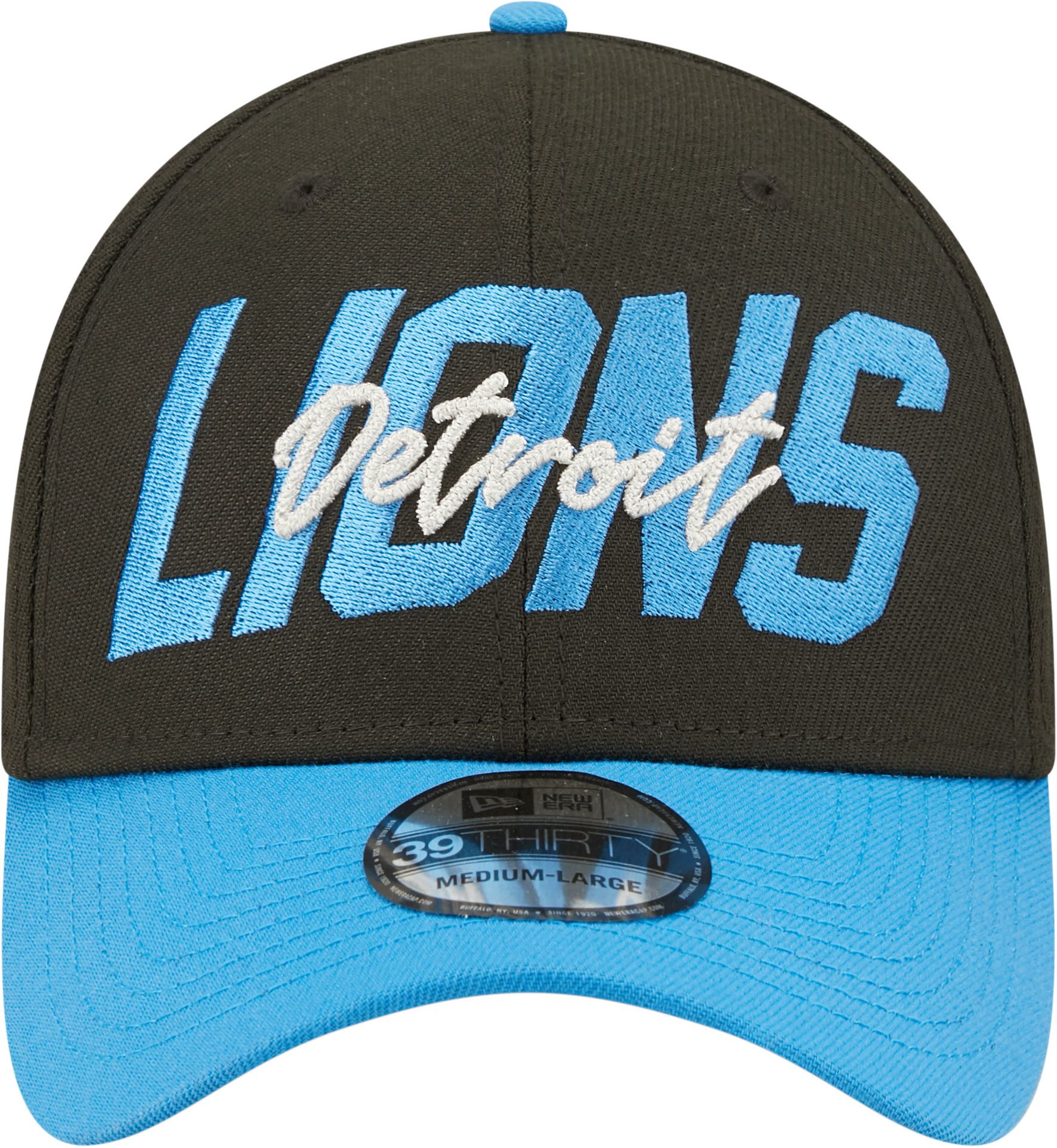 New Era Men's Detroit Lions 2022 NFL Draft 39Thirty Black Stretch Fit Hat product image