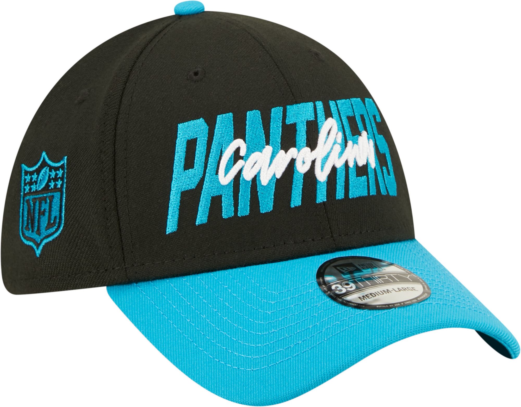 New Era Men's Carolina Panthers 2022 NFL Draft 39Thirty Black Stretch Fit Hat product image