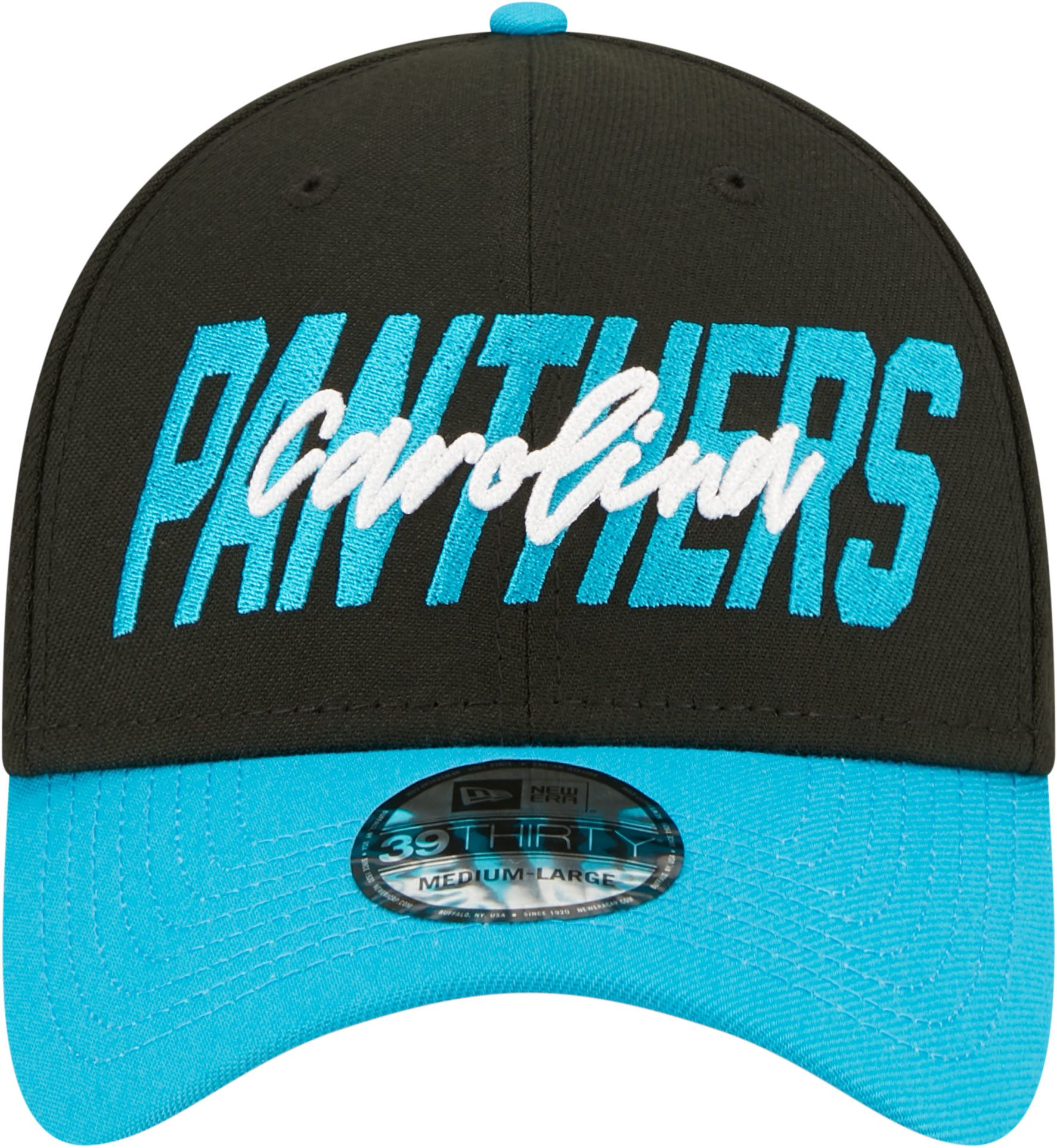 New Era Men's Carolina Panthers 2022 NFL Draft 39Thirty Black Stretch Fit Hat product image