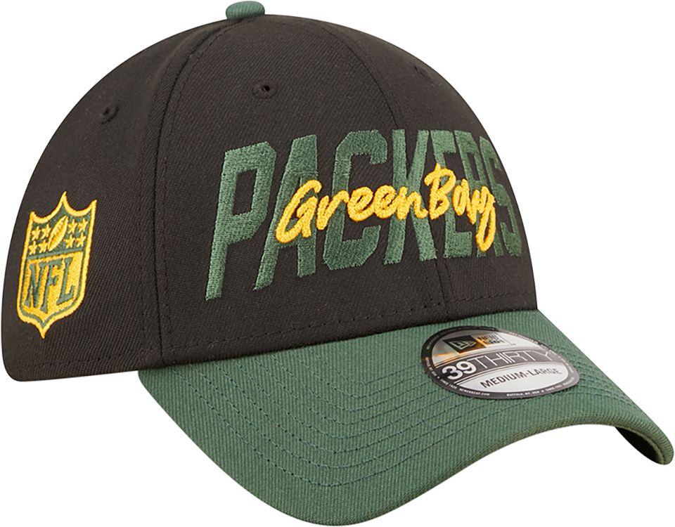 New Era Men's Green Bay Packers 2022 NFL Draft 39Thirty Black Stretch Fit Hat product image
