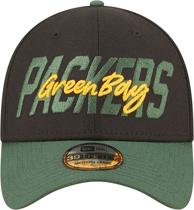 New Era Men's Green Bay Packers 2022 NFL Draft 39Thirty Black Stretch Fit Hat product image