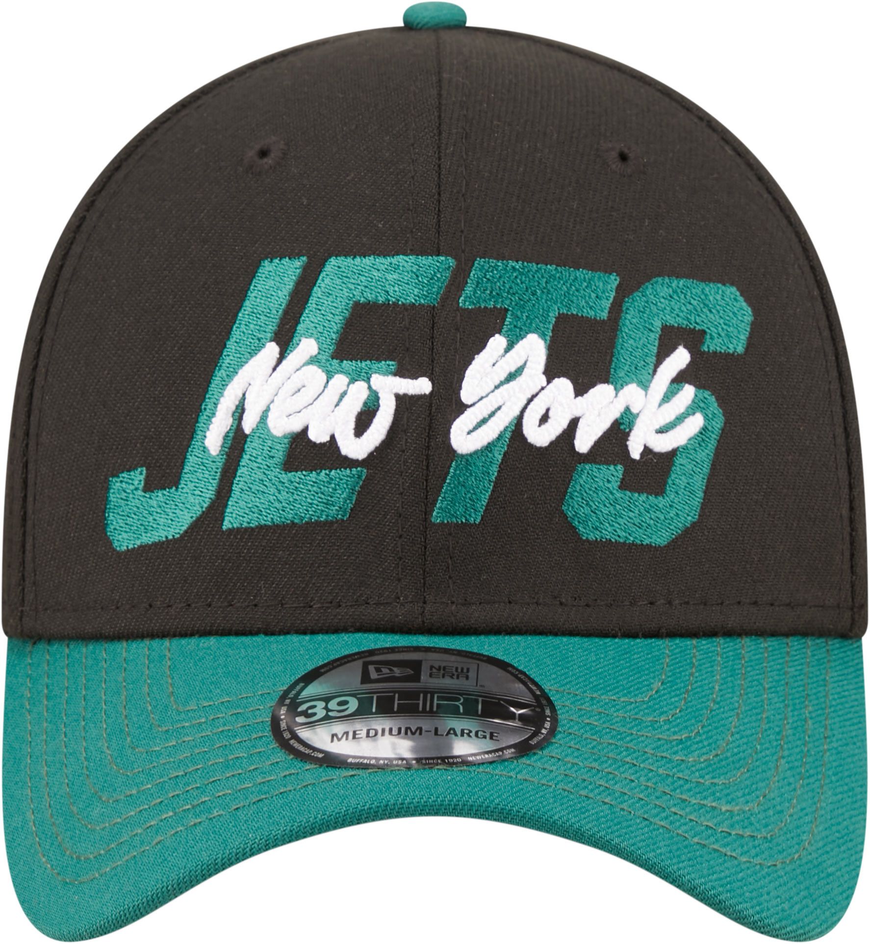 New Era Men's New York Jets 2022 NFL Draft 39Thirty Black Stretch Fit Hat product image