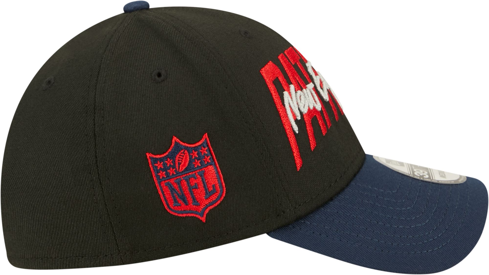 New Era Men's New England Patriots 2022 NFL Draft 39Thirty Black Stretch Fit Hat product image