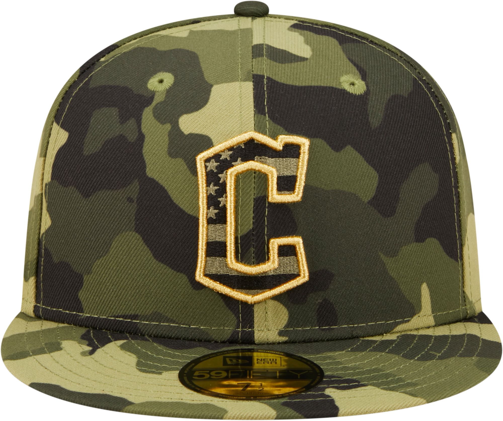 New Era Men's Armed Forces Day 2022 Cleveland Guardians Camo 59Fifty City Fitted Hat product image