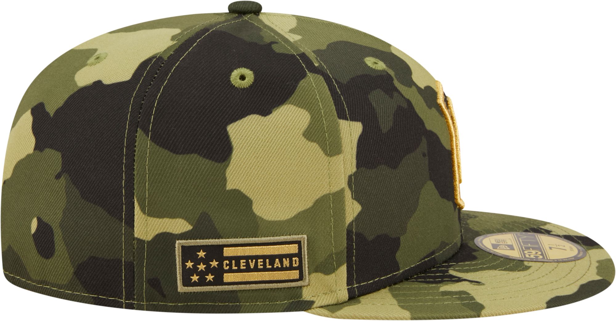 New Era Men's Armed Forces Day 2022 Cleveland Guardians Camo 59Fifty City Fitted Hat product image