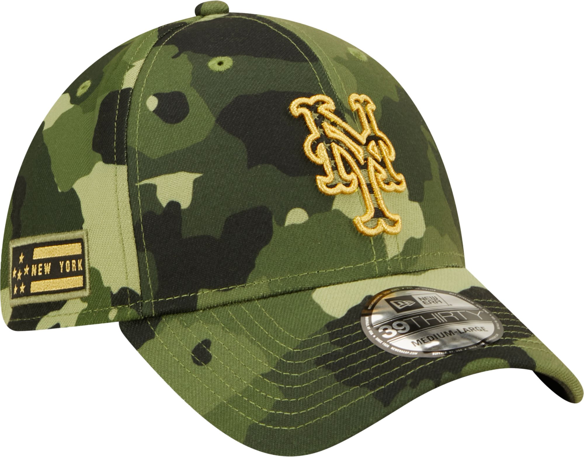 New Era Men's Armed Forces Day 2022 New York Mets Camo 39Thirty Stretch Fit Hat product image