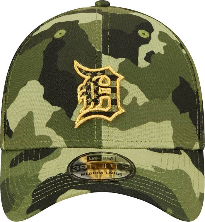 Detroit Tigers New Era 2022 Official Clubhouse 39THIRTY Stretch