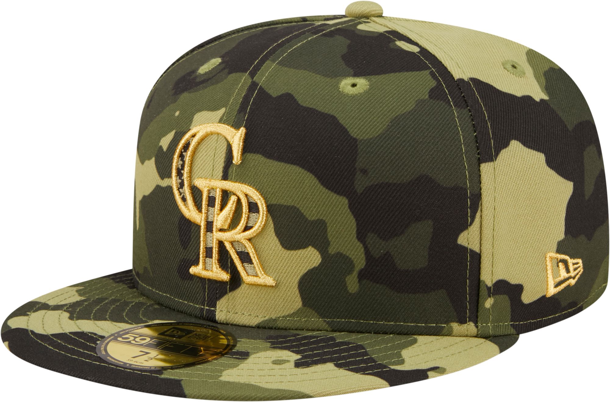 New Era Men's Armed Forces Day 2022 Colorado Rockies Camo 59Fifty City Fitted Hat product image