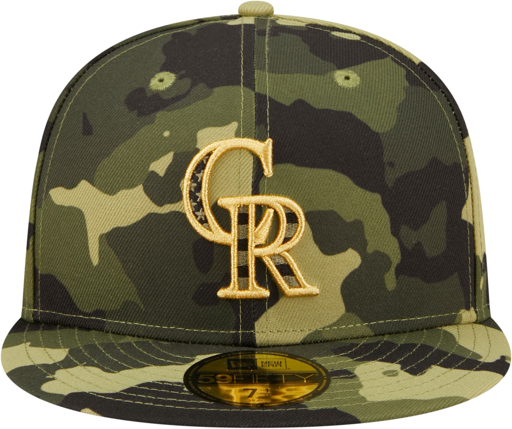 New Era Men's Armed Forces Day 2022 Colorado Rockies Camo 59Fifty City Fitted Hat product image