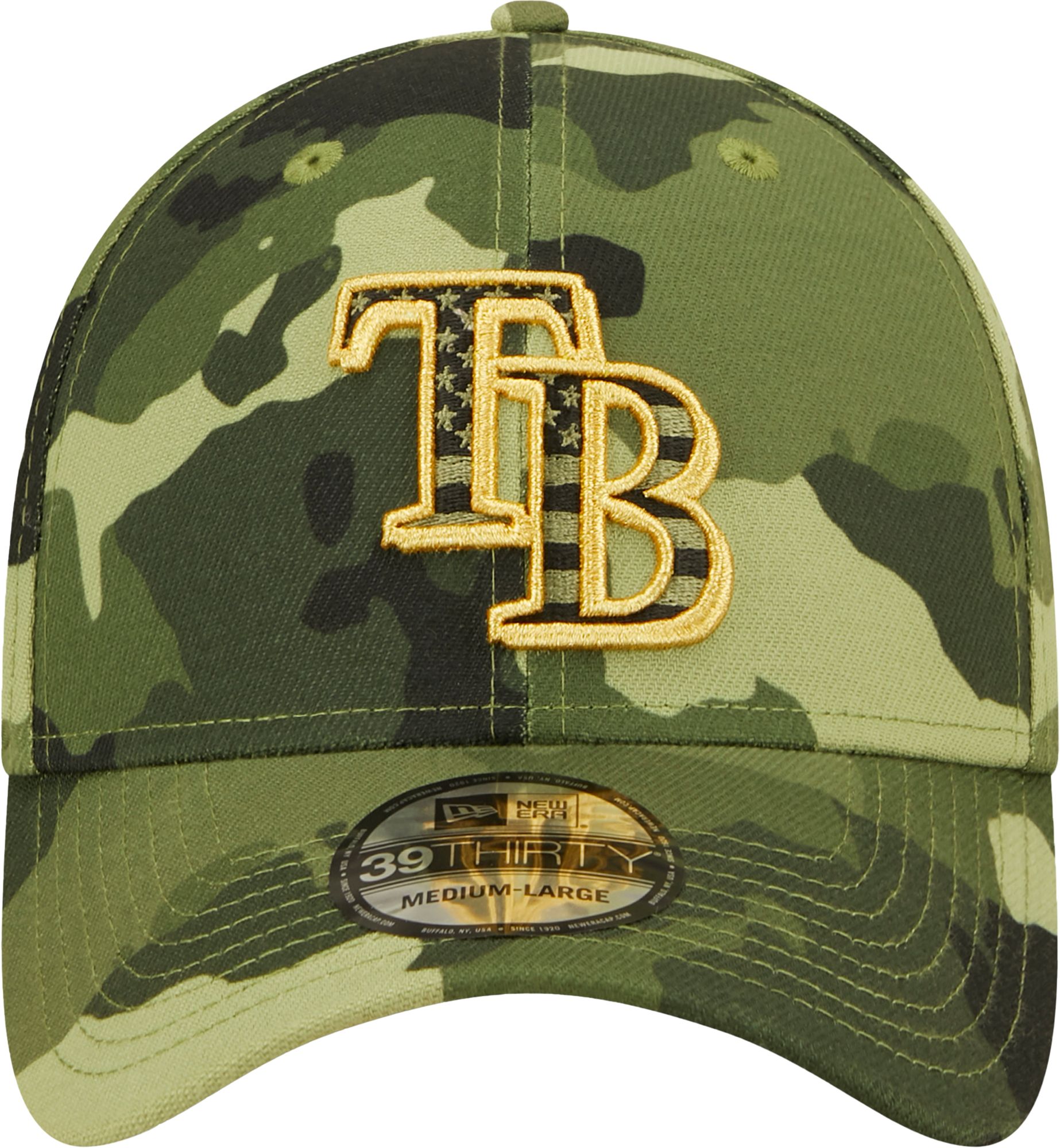 New Era Men's Armed Forces Day 2022 Tampa Bay Rays Camo 39Thirty Stretch Fit Hat product image