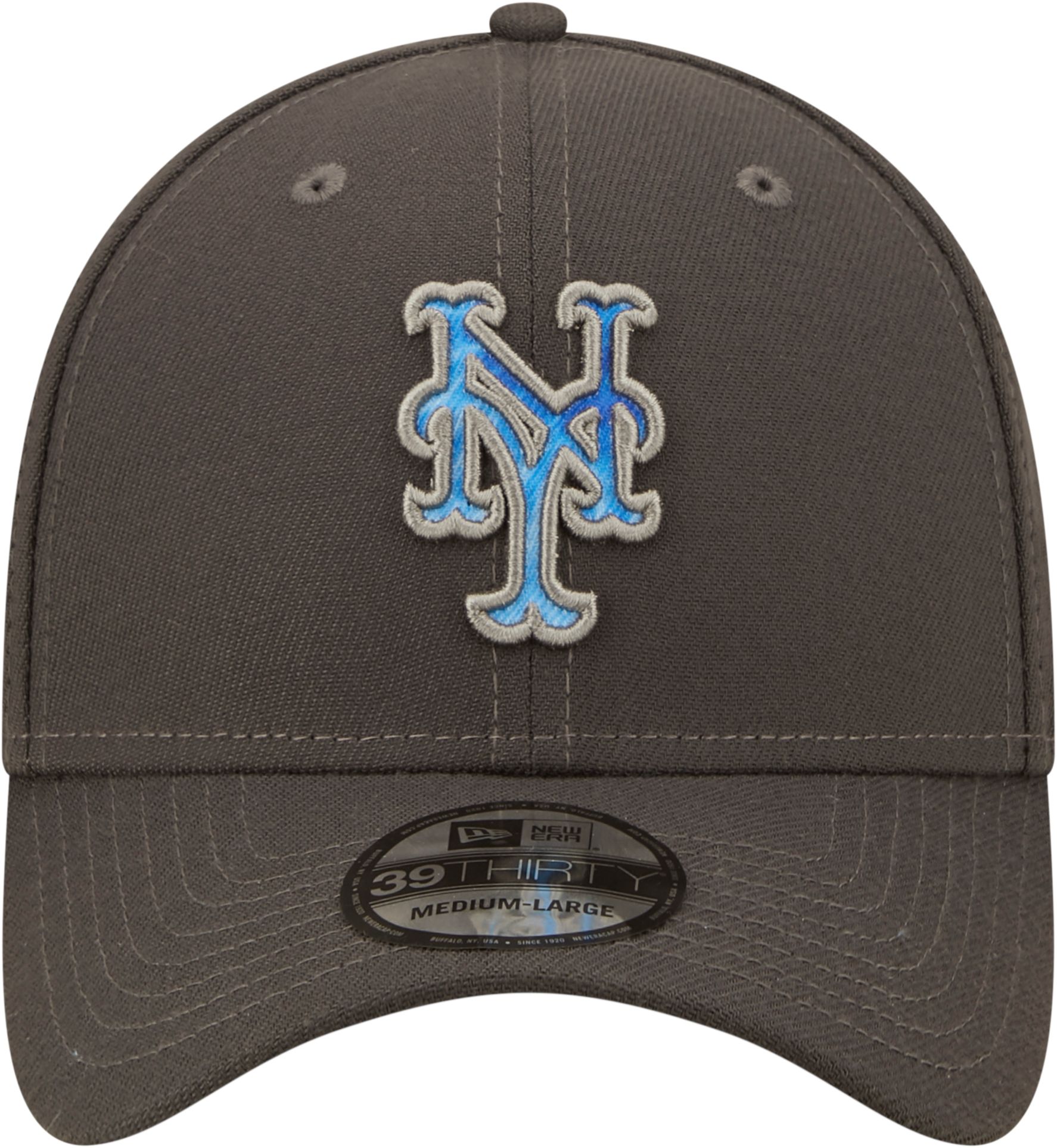 New Era Men's Father's Day '22 New York Mets Dark Gray 39Thirty Stretch Fit Hat product image