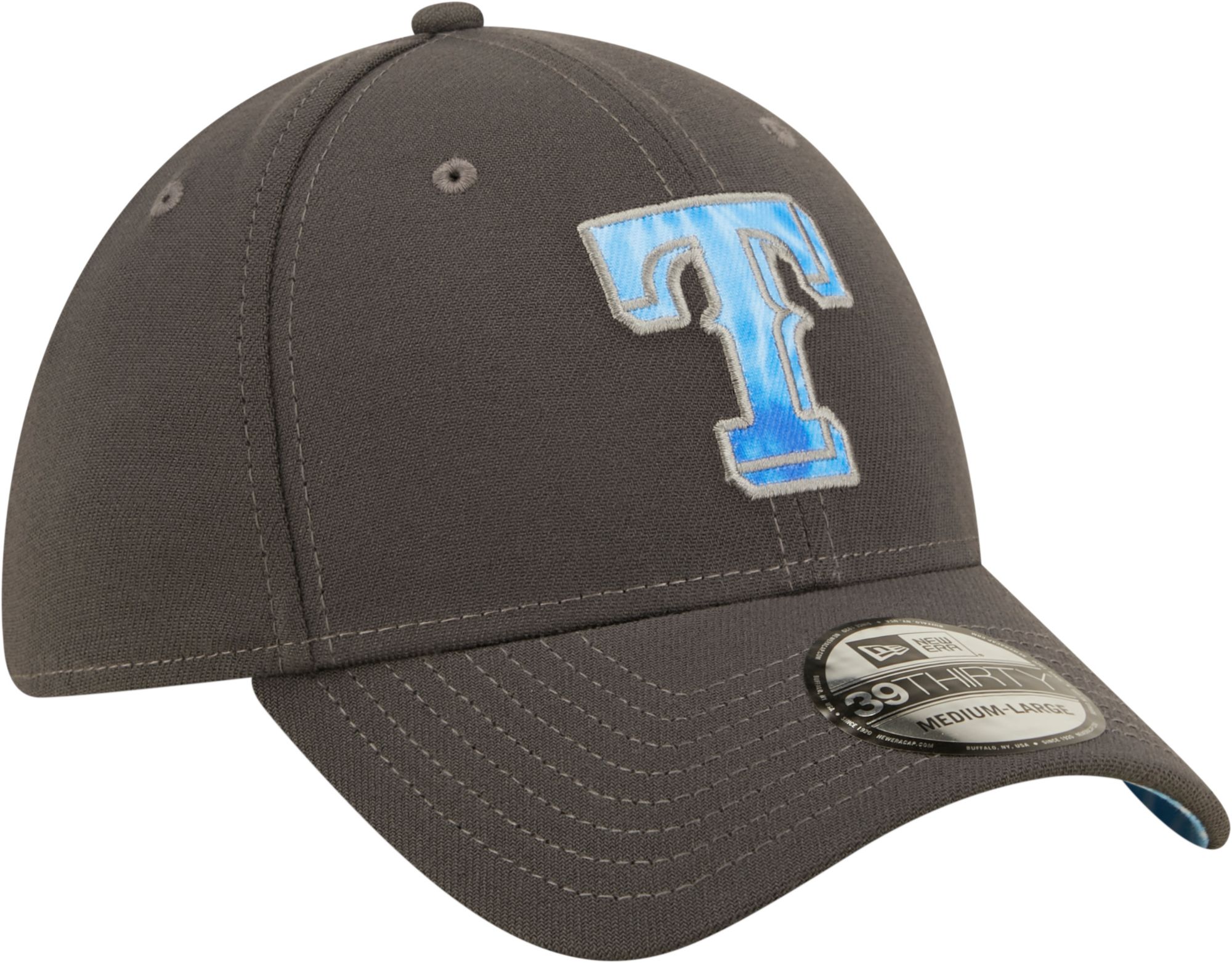 New Era Men's Father's Day '22 Texas Rangers Dark Gray 39Thirty Stretch Fit Hat product image
